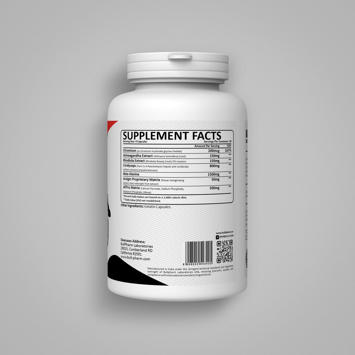 O2 Boost Powder Bull Pharm O2 Surge | Endurance, Oxygen Boost & Performance Formula